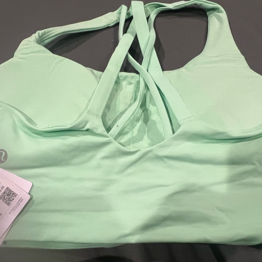 New lululemon energy longline bra size medium citra lime - Picture 3 of 3
